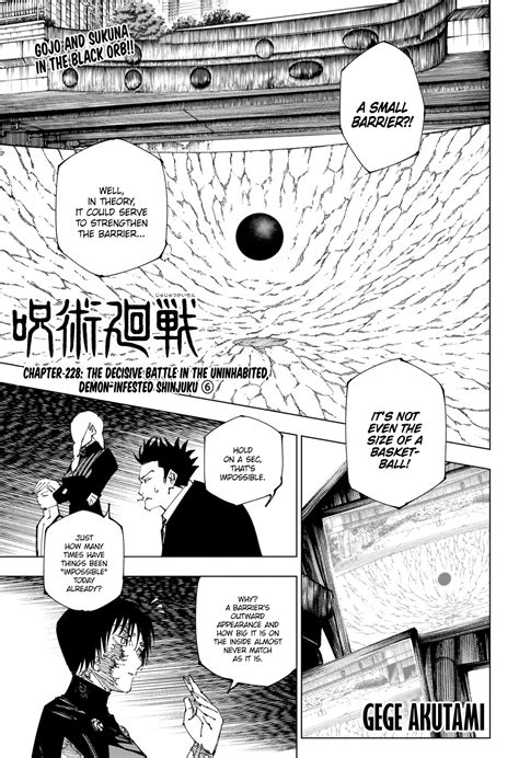 jjk chapter 228 leaks|Jujutsu Kaisen Chapter 228 Pre